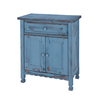 Alaterre Furniture Country Cottage Accent Cabinet, Blue Antique Finish ACCA23BA